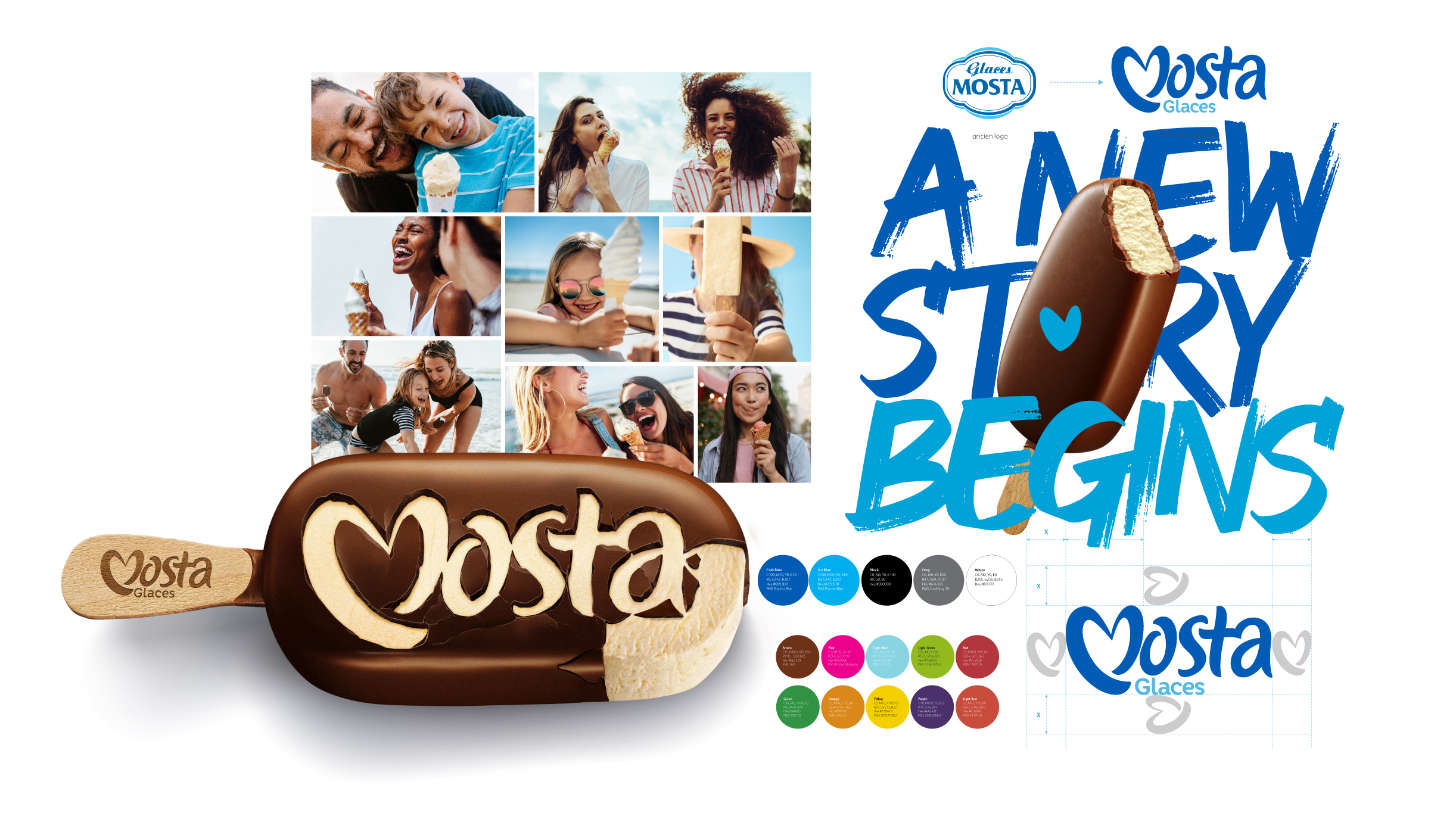 Mosta Glace – Identité visuel