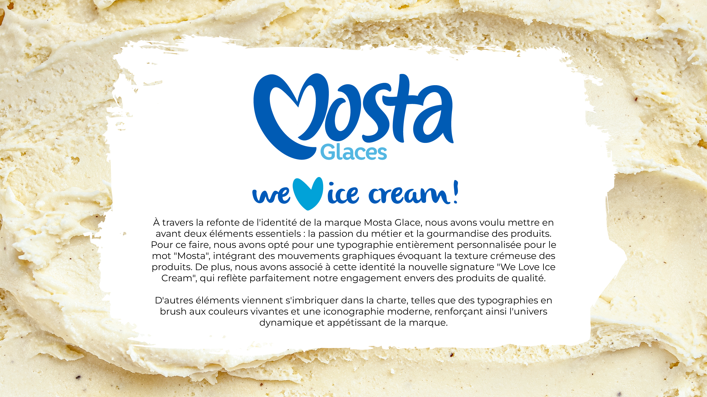 Mosta Glace – Identité visuel