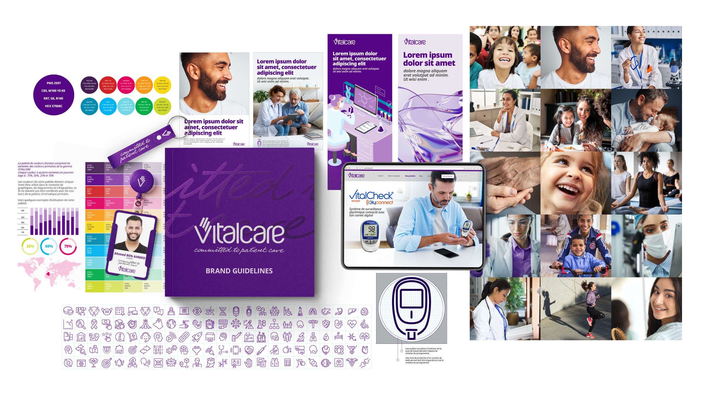 VitalCare – Identité visuel